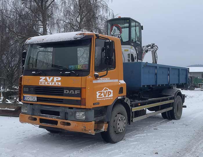 Kontejner a minibagr Bagry Prášilovi